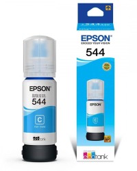 Detalhes do produto Garrafa para Ecotank ciano T544 - T544120 - Epson