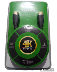 Detalhes do produto Cabo HDMI macho X HDMI macho 3,00m v2.0