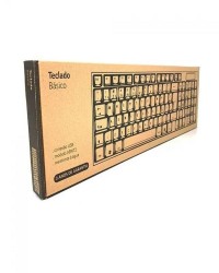 Detalhes do produto Teclado Multi Slim Resistente à Água, ABNT2, Preto TF100
