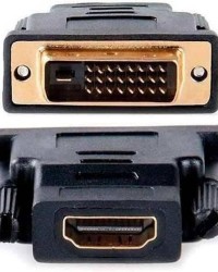 Detalhes do produto Adaptador Conector Dvi Digital Macho 24+1 Para Hdmi Fêmea