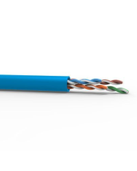 Detalhes do produto Cabo Lan CAT5-E Rolo com 100m Azul Sohoplus