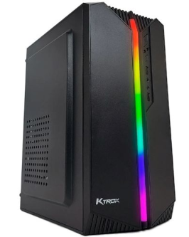 Gabinete Gamer KTROK KT-12A LED RGB Frontal (Sem Fonte)