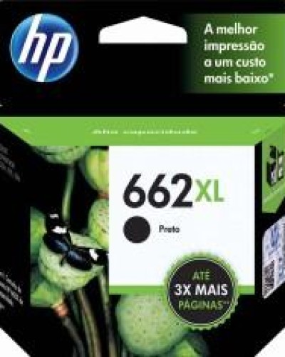 Detalhes do produto Cartucho De Tinta Hp 662xl Cz105ab Cz105al Preto Original