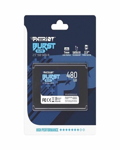 Detalhes do produto SSD Patriot 480GB 2.5 SATA3 Burst Elite