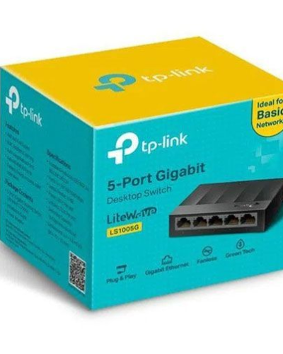 Detalhes do produto Switch 05 Portas Gigabit TP-Link LS1005G